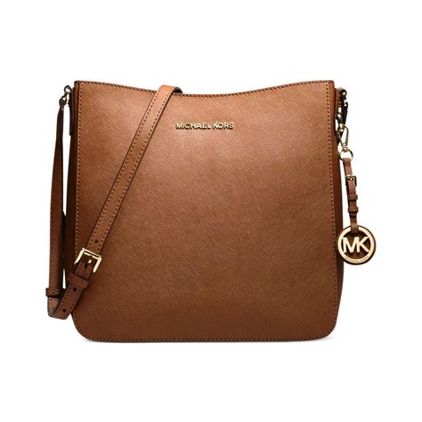 michael kors jet set travel large saffiano messenger bag|Michael Kors Jet Set Travel Large Saffiano Messenger Bag .